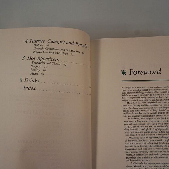 Cooking with Appetizers Bon Appetit Hardcover 1982 - Picture 6 of 13